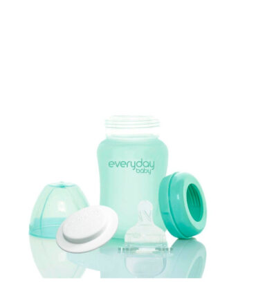 Biberón cristal anti rotura Everyday Baby 150ml menta