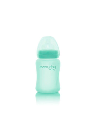 Biberón cristal anti rotura Everyday Baby 150ml menta