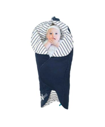 Manta de bebé flor Wallaboo reversible