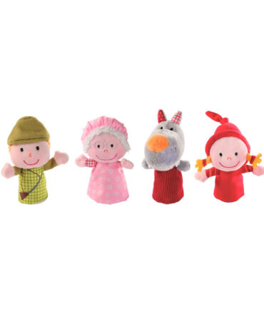 Marionetas de dedo caperucita roja