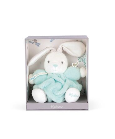Peluche Kaloo Plume conejo aqua 18cm