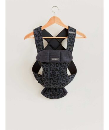 Mochila Porta Bebé Mini Mesh leopardo antracita