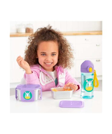 Set de fiambreras inox unicornio
