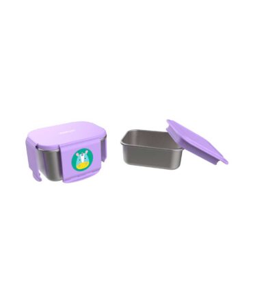 Set de fiambreras inox unicornio