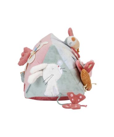 Cojin de actividades triangular flores y mariposas Little Dutch
