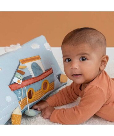 Cojin de actividades triangular Sailor Little Dutch