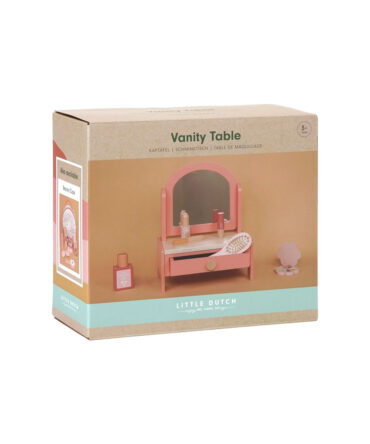 Tocador con set maquillaje madera Little Dutch