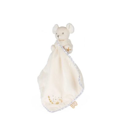 Doudou abrazo ratoncito crema
