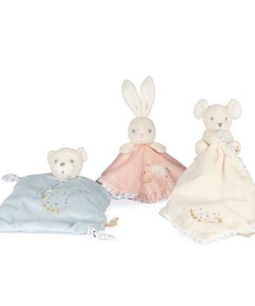Doudou abrazo ratoncito crema