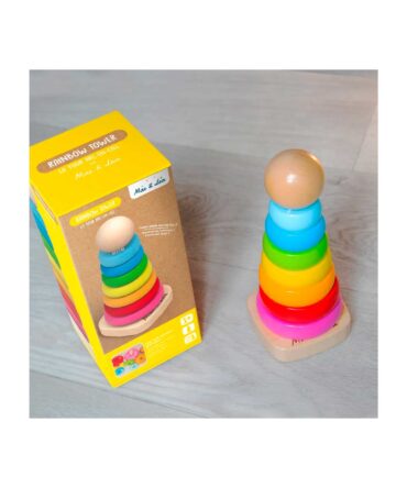 Torre arco iris apilable Max & Lea