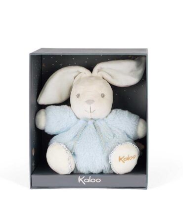 Peluche conejito suave para bebés azul