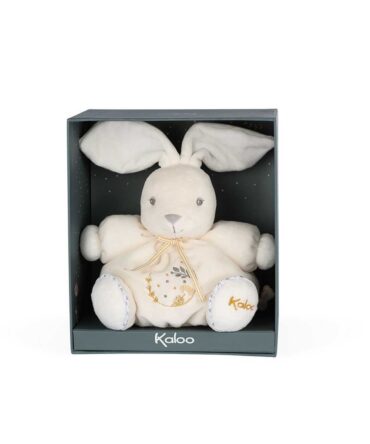 Peluche conejito musical crema