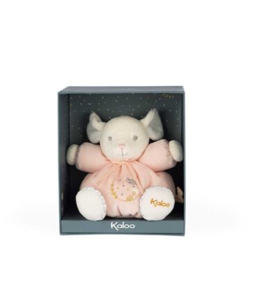 Peluche ratoncito suave para bebés rosa