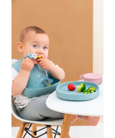 Plato de silicona con ventosa sin BPA Alfie