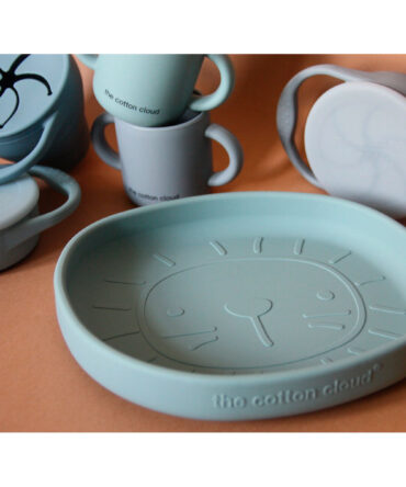 Plato de silicona con ventosa sin BPA Alfie
