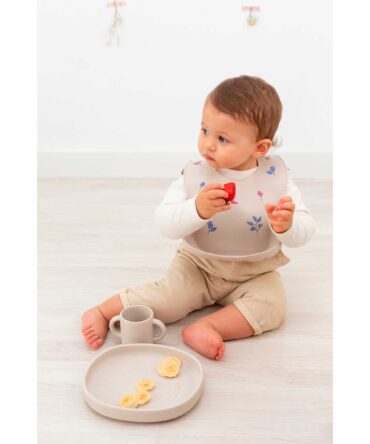 Plato de silicona con ventosa sin BPA Alfie
