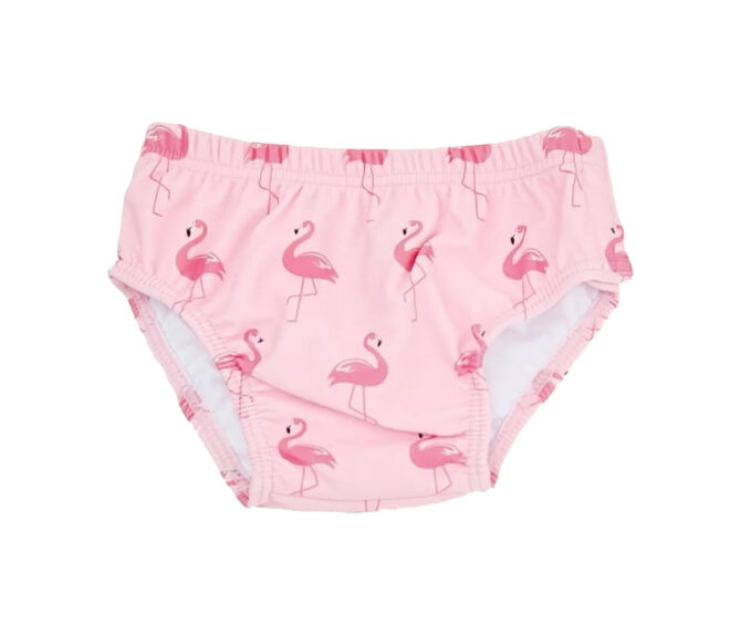 Bañador pañal bebé flamingos Btbox con protección solar para bebés de 0 a 18 meses