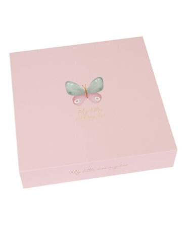 Caja de recuerdos flores y mariposas Little Dutch