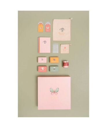 Caja de recuerdos flores y mariposas Little Dutch