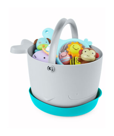 Cubo organizador juguetes de baño Moby