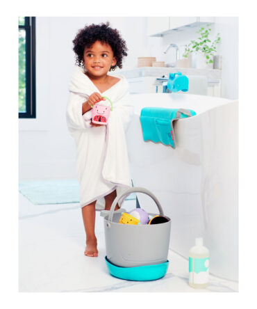 Cubo organizador juguetes de baño Moby