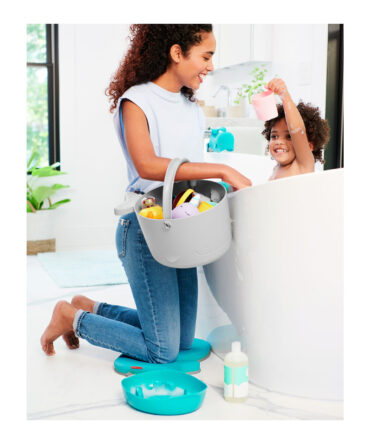 Cubo organizador juguetes de baño Moby