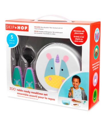 Vajilla infantil unicornio