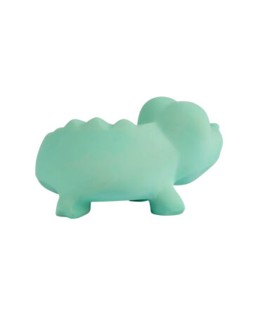 Cocodrilo de caucho natural para el baño