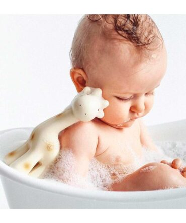 Jirafa de caucho natural para el baño