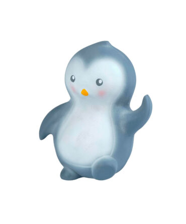 Pingüino de caucho natural para el baño