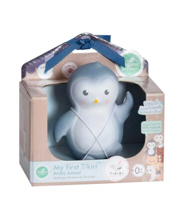 Pingüino de caucho natural para el baño
