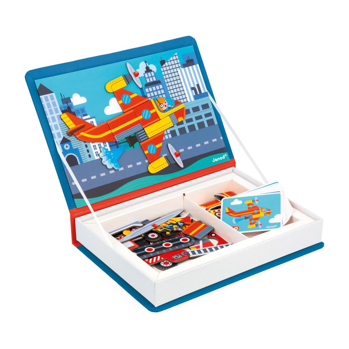 Magnetibook juego bomberos Janod - Imagen 7