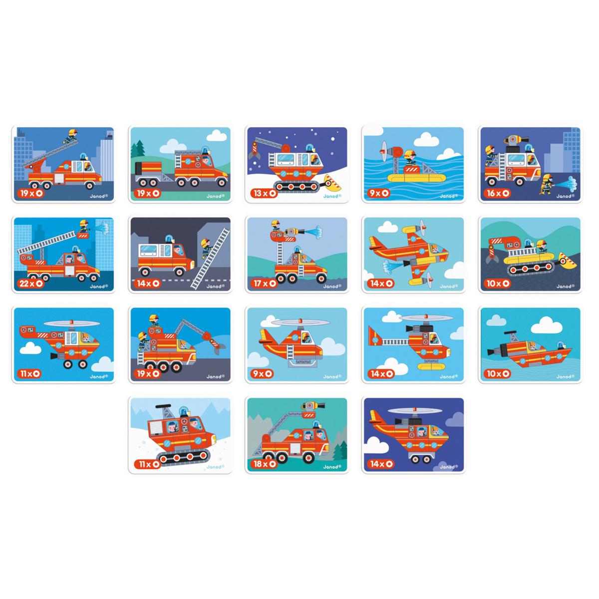 Magnetibook juego bomberos Janod - Imagen 6