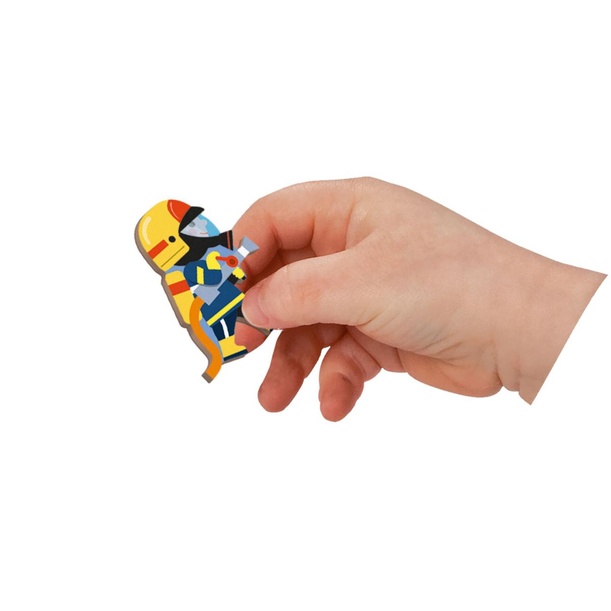 Magnetibook juego bomberos Janod - Imagen 5