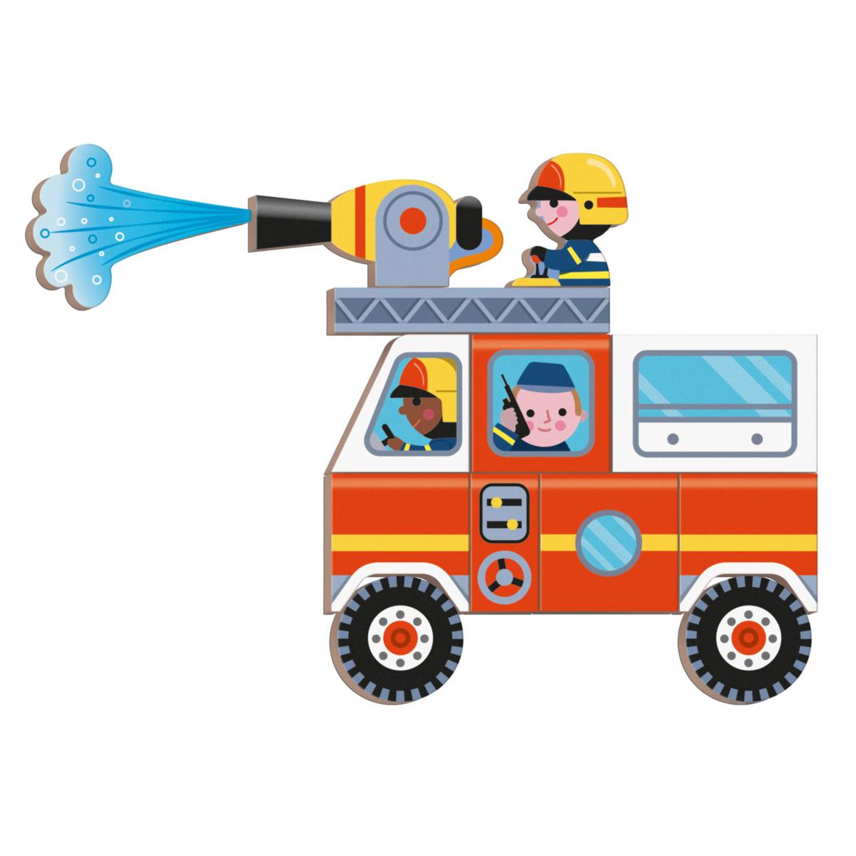 Magnetibook juego bomberos Janod - Imagen 4