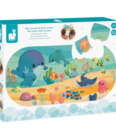 Puzle de baño animales marinos
