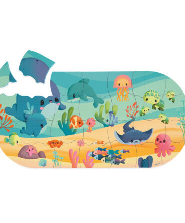 Puzle de baño animales marinos