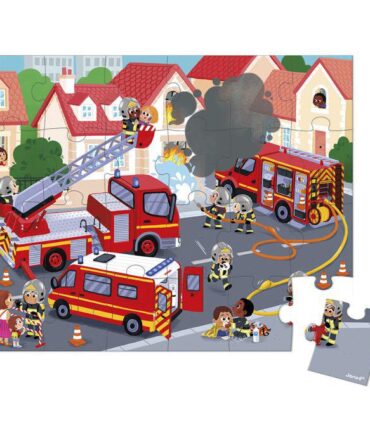 Puzzle bomberos 24 piezas