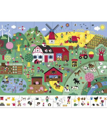Puzzle observación la granja 24 piezas