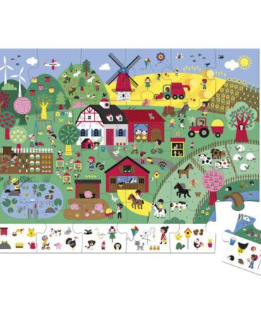 Puzzle observación la granja 24 piezas