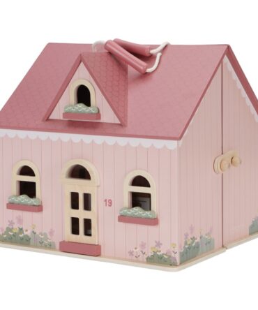 Casa de Muñecas madera portable