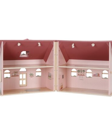 Casa de Muñecas madera portable