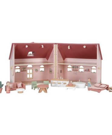 Casa de Muñecas madera portable