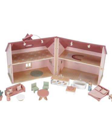 Casa de Muñecas madera portable