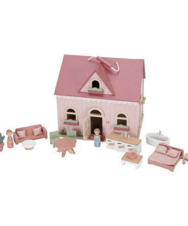 Casa de Muñecas madera portable