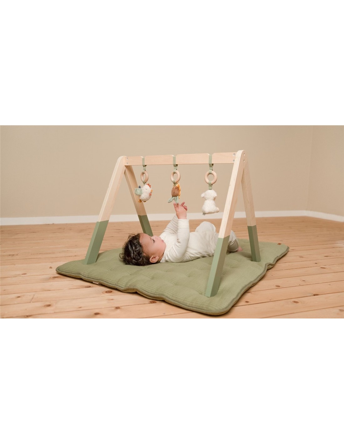 Gimnasio para bebés madera pequeña granja - Imagen 2