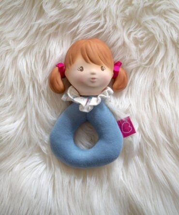 Sonajero mordedor donut rosita